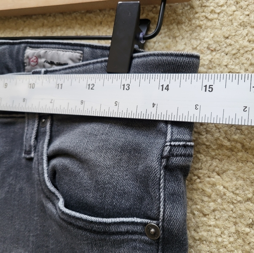Ag Adriano Goldschmied Gray Skinny Jeans with Stretch - Picture 4 of 12
